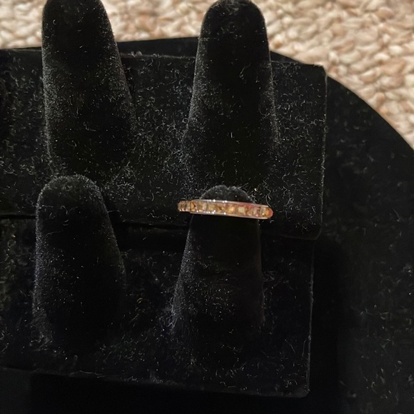 NEW never worn COACH stacking eternity band ring set - Picture 4 of 6